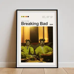 Breaking Bad Poster, Breaking Bad Print, Movie Poster, Living Room Poster, TV Show, Minimalist Movie Poster, Unframed Artistic Decor Ornaments Decoration