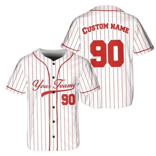 Personalized Name Team Baseball Jersey For Baseball Fans,Custom Number Baseball Team Jersey,Baseball Couple Jersey