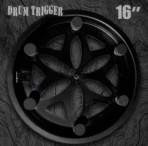 16” 6 Trigger Electronic Plate Tray w Rim Zone for Roland Alesis Acoustic Drum