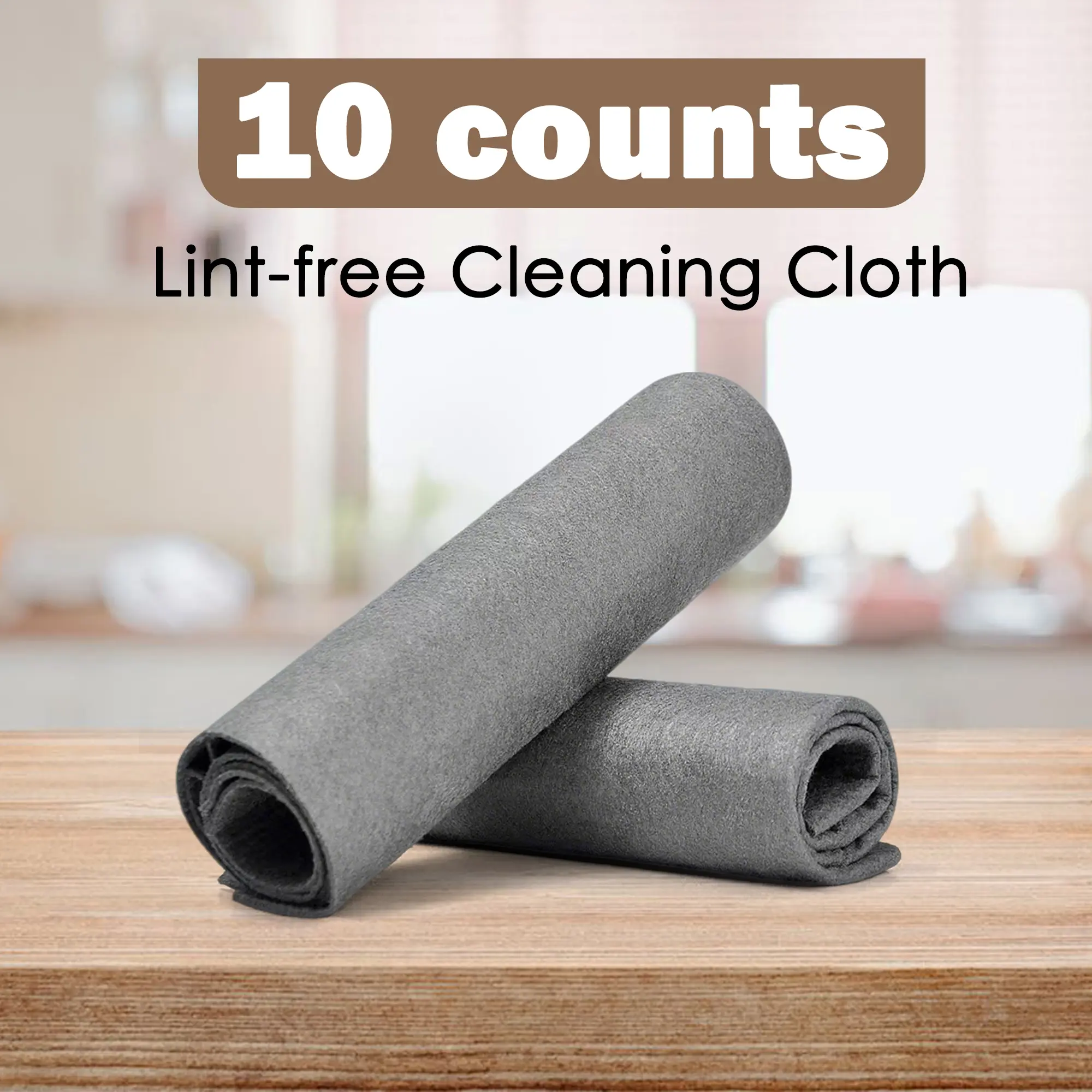 10 Counts Thickened Magic Cleaning Cloth, Reclaimable microfiber enchantment cleaning pads are perfect for making car windows and mirrors gleam, wiping them cleaner than ever before.
