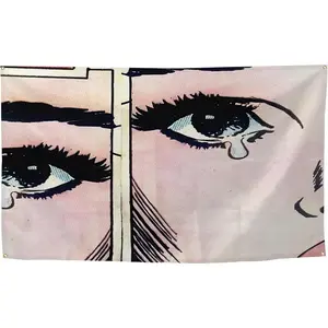 Suicide Music Theme Boys Flag Aesthetic Decorative Durable 3x5 Feet Flag Suitable For Indoor And Outdoor Decorate for College Dorm Room ,Parties, travel, filming, events, festivals Decor Wall tapestrychic design  room bedroom