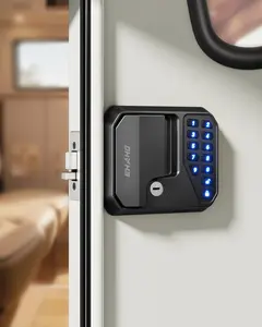 Smart RV Door Lock Replacement – Keyless Entry – IP65 Waterproof & Dustproof – Safety Auto-Lock Keypad Lock – Anti-Peeping Password for RV, Camper, and Travel Trailers