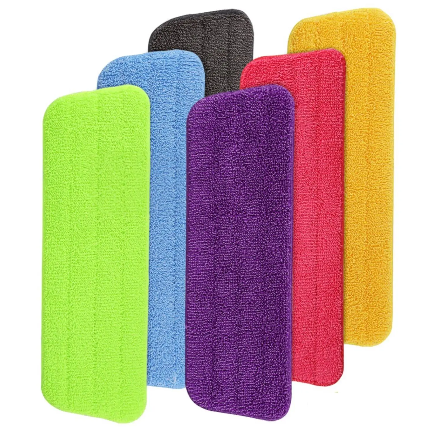 6pc Libman Freedom Spray Mop Compatible Refills - 16-in Absorbent Reusable Washable Microfiber Cleaning Pads for Hardwood, Tile Floors (Hand Tool Accessory Set)