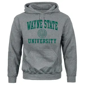 Wayne State University Heritage Hooded Sweatshirt (Charcoal Grey)