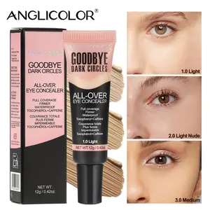 Liquid Concealer, High Coverage Under Eye, Waterproof, Long-Lasting, for Dark Circles, Fine Lines, Redness, Full Face Makeup Coverage, Blend, Flawless