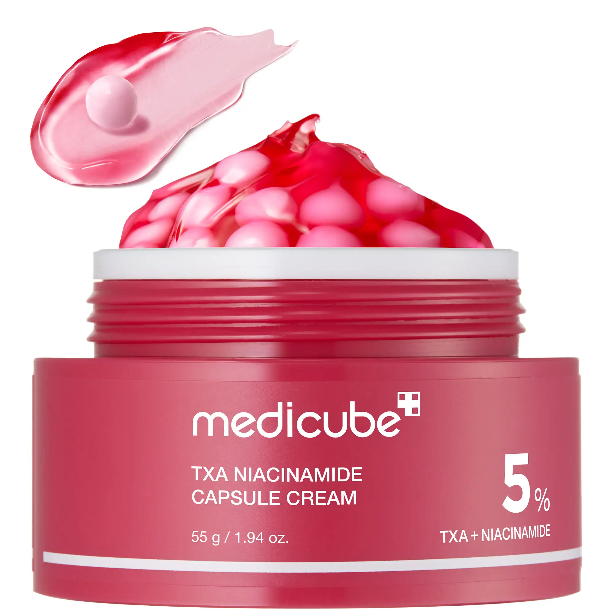 [medicube] TXA+Niacinamide Capsule Cream for After Spot Care Use|Ultimate Dual Radiance Moisturizer|Uneven Skin Tone, Texture, and Hydration l 99% Pur