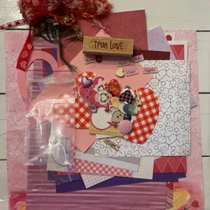 Valentine’s Day Junk Journal/Scrapbook Kit