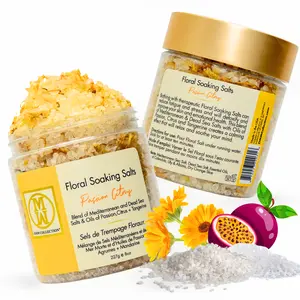 Floral Soaking Bath Salts Passion Citrus 8 oz