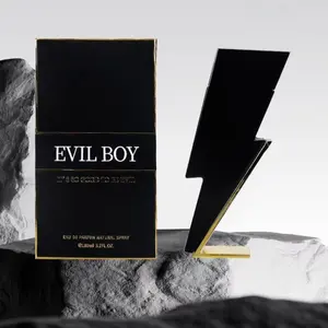 Badboy Lightning Men's Perfume 3.7oz, Edp Spray, Long-Lasting, Spicy Woody Fragrance, Perfect Gift for Birthdays, Christmas, Valentine's Day
