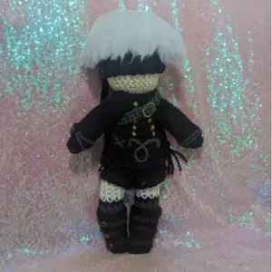 Crochet Amigurumi 9S inspired doll from Nier: Automata