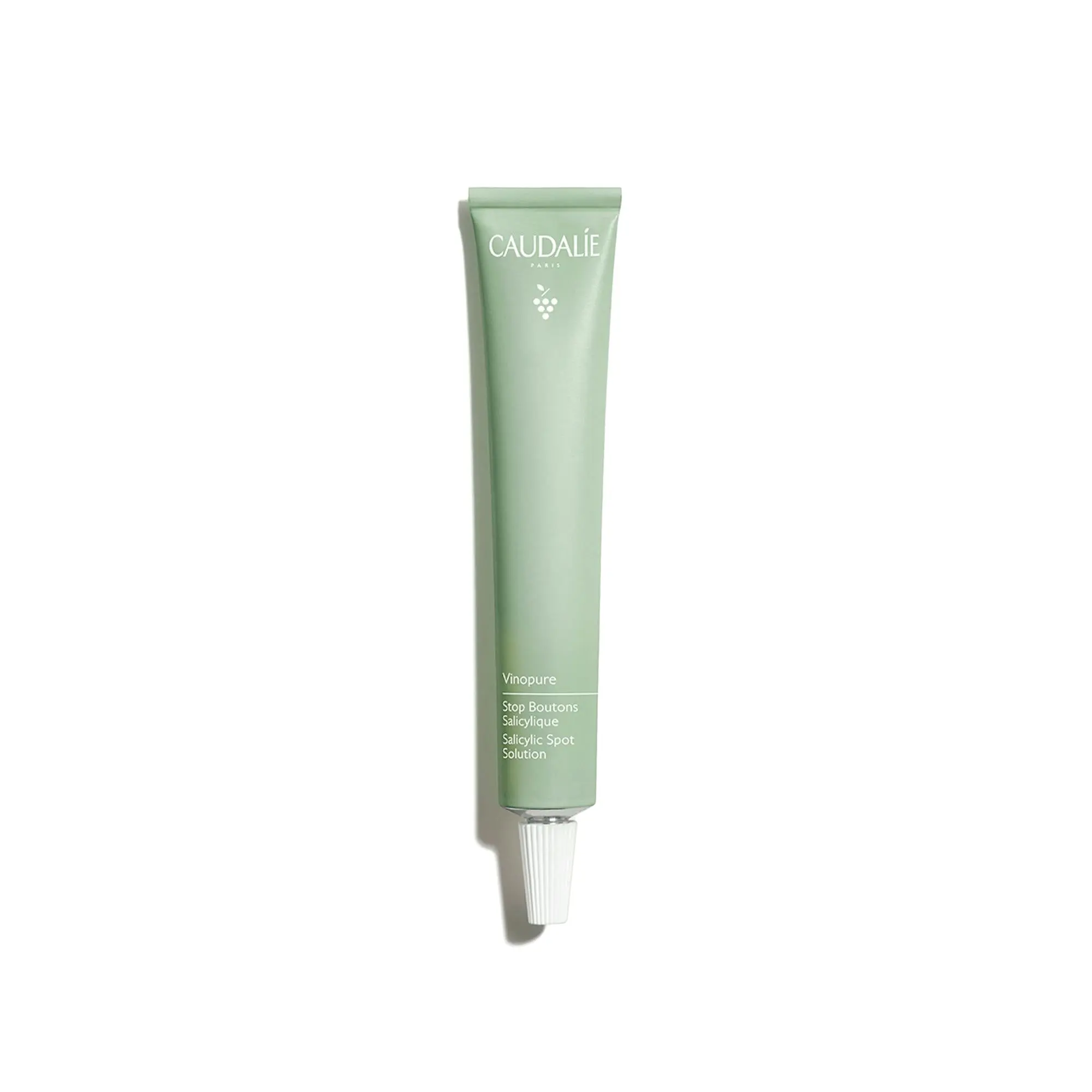 CAUDALIE Vinopure Spot Solution with Salicylic Acid, Niacinamide Enriched Acne Cream for Fast-Acting Blemish Relief and Skin Repair, Blemish Relief Care, Vegan, All Skin Types