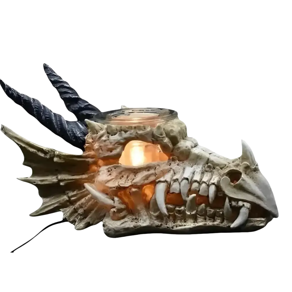 Skull, Dragon Wax/Oil Warmer