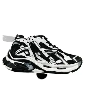 Retro Basketball Chunky Dad Sneakers Vintage Distressed Breathable Mesh Casual Athletic Shoes for Men Select the product based on the image color