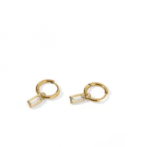 LINNY CO | Edith Charm Huggie Earrings