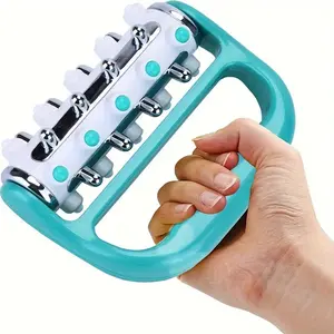 Handheld Small Roller Leg Massager, Manual Shoulder Cervical Vertebra Waist Back Fat Pushing Meridian Unblocking Tool