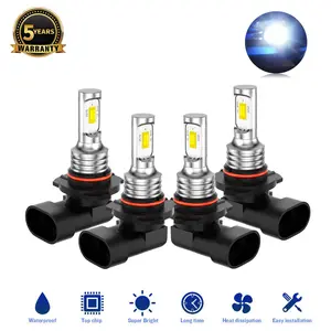 9006 9005 LED Headlight KIT Combo Bulbs 10000K High Low Beam Super Bright White 1:1 Mini Halogen Size HB3 & HB4 Accessory High Low Beam w/o Cooling Fan, Plug and Play, Non-Polarity For Chevy Ford GMC Honda Toyata Nissna Dodge Ram outdoorfun