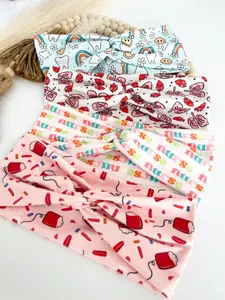 Nurse Twist Headband - Handmade Wide Knotted Headband, Fashion Hair Accessory, Versatile Head Wrap, Headband Head Wrap