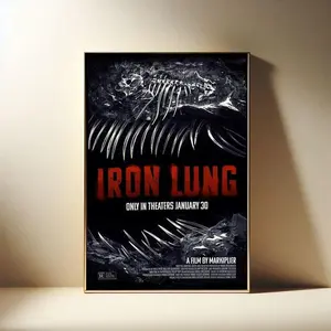[No frame] Iron Lung (2026) Horror Movie Poster, Modern Movies Art Print,  Cloth Poster, Poster for Gift, Film Fan Collection (No Framed)