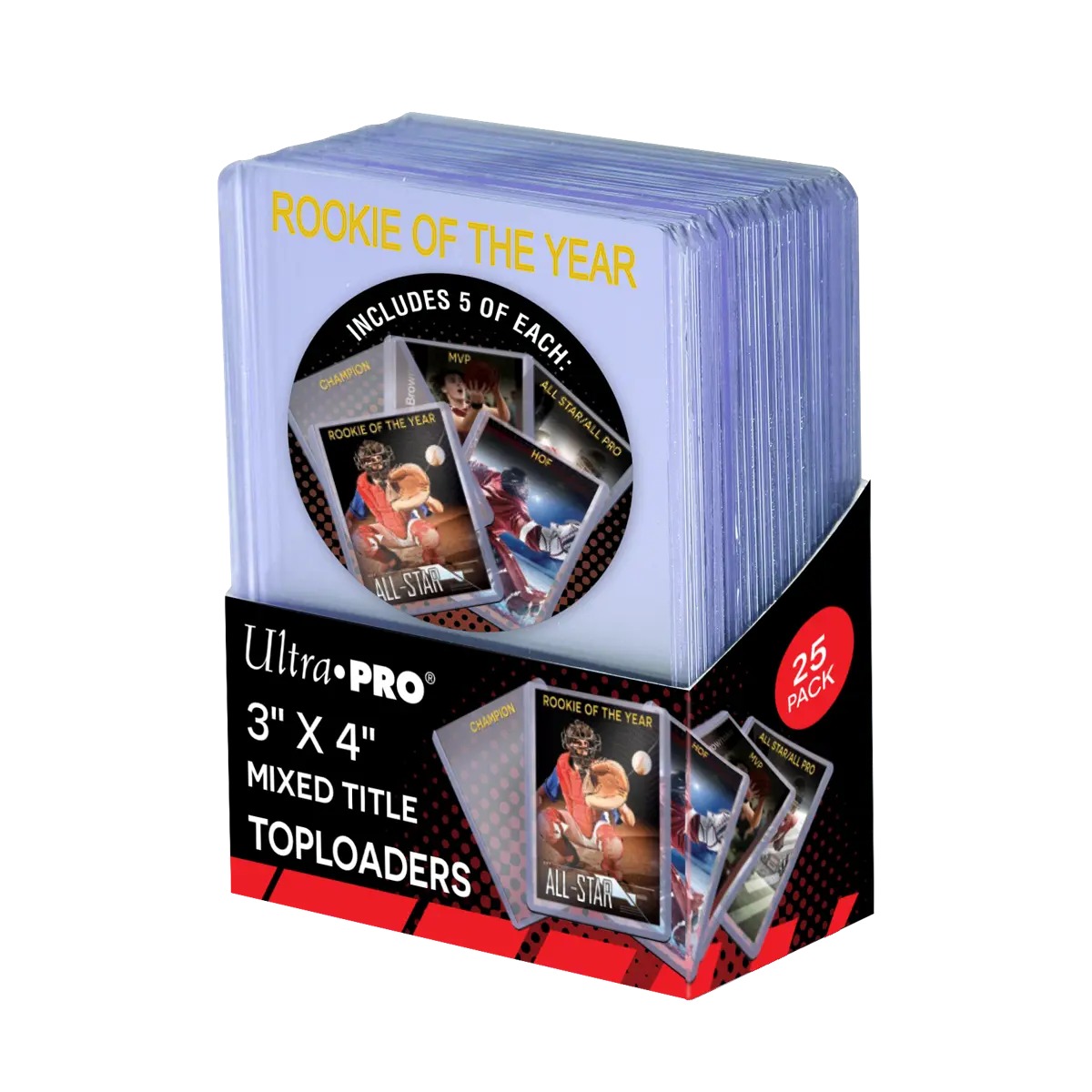 3" x 4" Mixed Title TOPLOADER® Sleeves Bundle (25ct)
