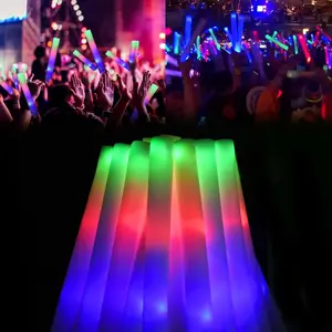 Lifbetter Glow Sticks Bulk - 20Pcs LED Foam Sticks Glow Batons with Three Modes Party Flashing Light DJ Wands,For Festivals,Parties, Raves,Concert,Halloween LifBetter