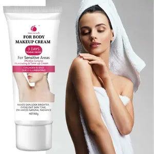 3pcs of brightening cream, containing Vitamin C, niacinamide, and Chamomile . Suitable for brightening and moisturizing the skin on the face, neck, underarms, joints, and other areas. Cream suitable for all light beige skin tones, personal care products,