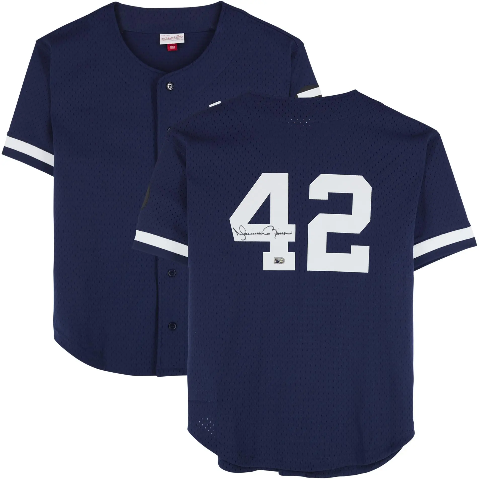 Mariano Rivera New York Yankees Autographed Blue Mitchell & Ness 1997 Authentic Jersey - Fanatics Authentic Certified