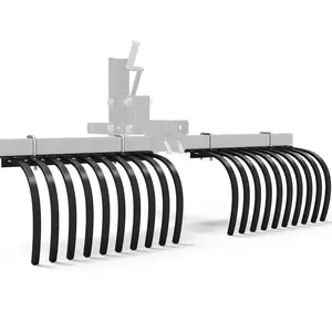 YITAMOTOR ATV/UTV Landscape Rake Implement for Removal of Rock, Grass Clumps and Debris Fits for YITAMOTOR ATV/UTV Manual Implement Lift