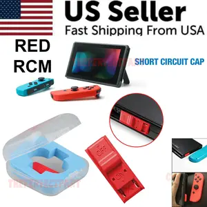 RED RCM Tool Clip Short Circuit Jig for Nintendo Switch Loader Recovery Mode NEW Does not apply