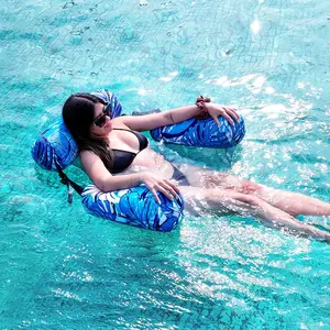 Inflatable Pool Floats Adult,1 Packs Floating Lounge Chairs,Blow up Pool Noodles for Adult Heavy Duty,Floating Chair for Party Summer Water Beach Lake Fun