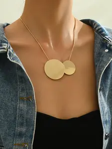 Women's Boho Style Minimalist Chain Necklace, Dainty Necklace, Fashion Jewelry for Party, Daily Clothing Decor, Trendy All-match & Exquisite Jewelry for Birthday Gift, Dainty Layering Jewelry