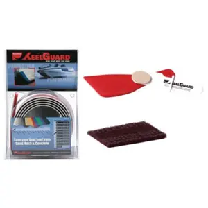 212 MAIN Megaware Keel Guard - Beach Protection Boat Keel Protector, Easy Installation, Patented Buffer, Permanent Bond, Fits 25 ft-26 ft Vessels, White