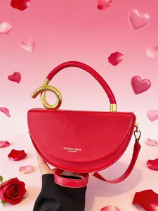 Women's Fashionable Solid Color Handbag, Elegant Bag, Casual Versatile for Daily Commuting, Party, Date, Shopping, High-end Commuter Bag