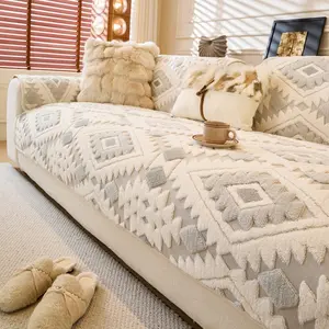 Lingfeng Plain Sofa Cover, Washable Sofa Slipcover, Non-Slip Sofa Protector, Soft Comfortable Couch Blanket or Pillowcase, Couch Covers, Reusable Living Room Decor