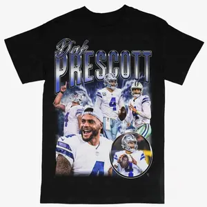 Dak Prescott Tee Shirt Dalla Cowboy Football For Men Women, For Fans Unisex Casual