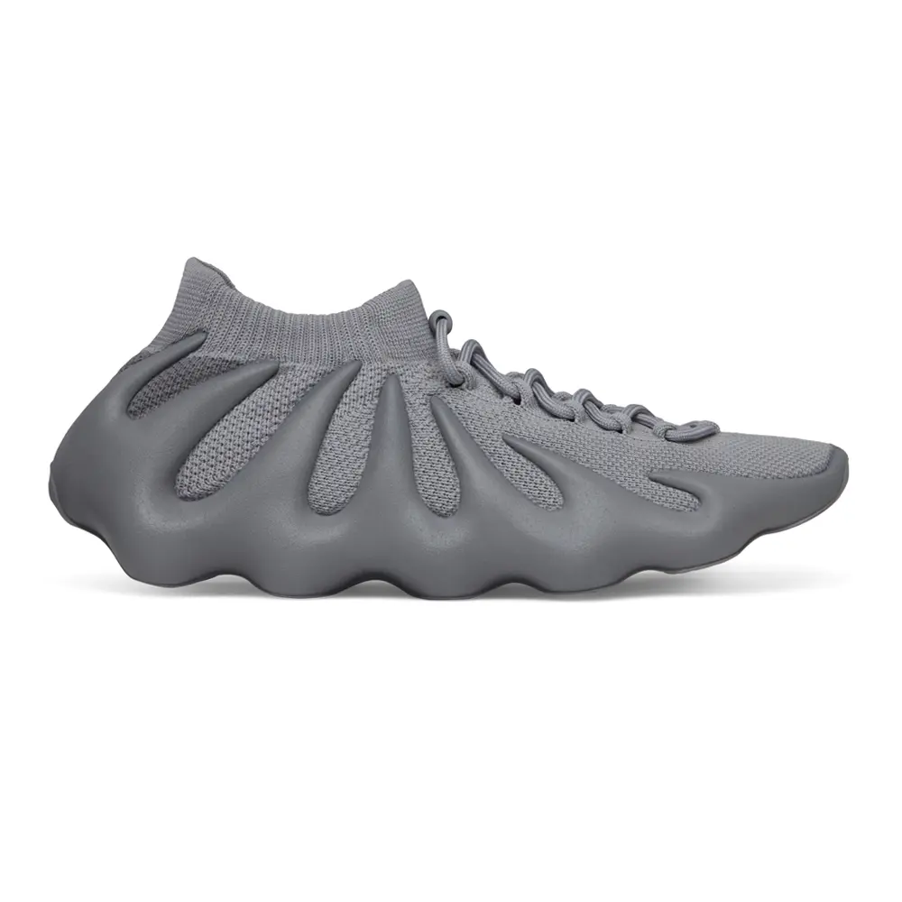 adidas Mens Yeezy 450 Lace Up Sneakers Shoes Casual - Grey