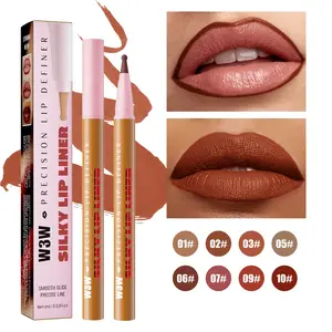 Silky Smooth Lip Liner Pencil, Nude Color, Waterproof, Sweatproof, Fade-Resistant, All-Day Wear, Professional Makeup Starter Choice, Cosmetic Lip Liner, Lipliner