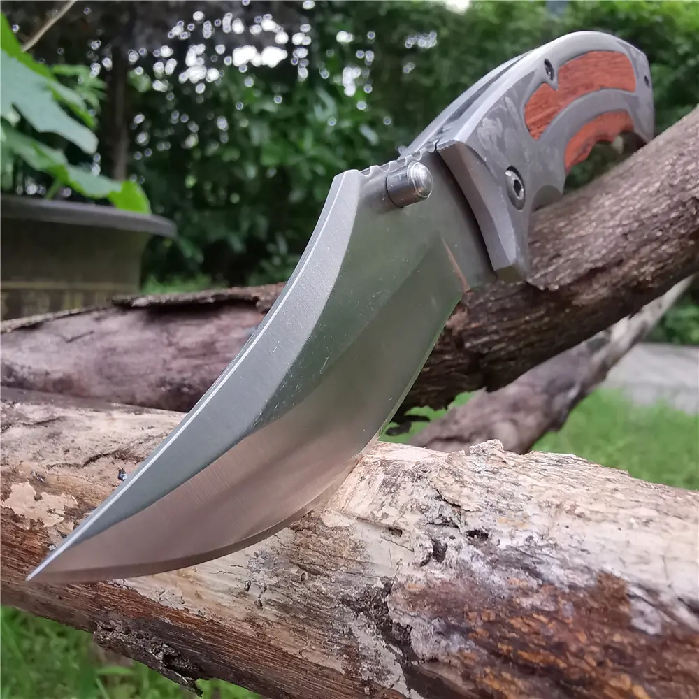 8CR15 Stainless Steel Blade Slim Folding Tactical EDC Pocket Utility Knife - Survival Equipment, Outdoor Multifunctional Tool for Camping, Fishing, Adults, Outdoor Multifunctional Tools