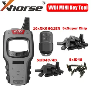Xhorse XDKTMGEN VVDI MINI Key Tool Global Version with Super Chip/ID48 Chip/4D 4C Chip/XKB501EN/XKGHG1EN