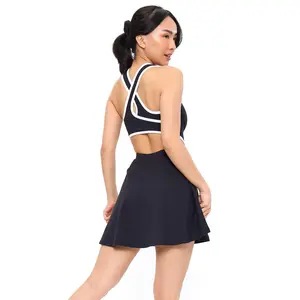 Sporty Story Dress - Onyx Black