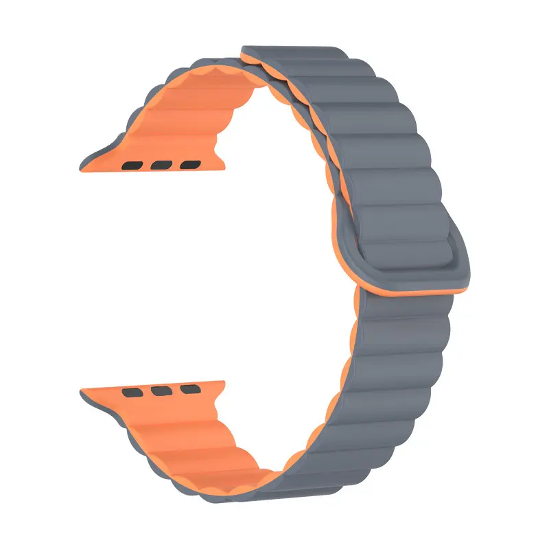 Rock blue with orange