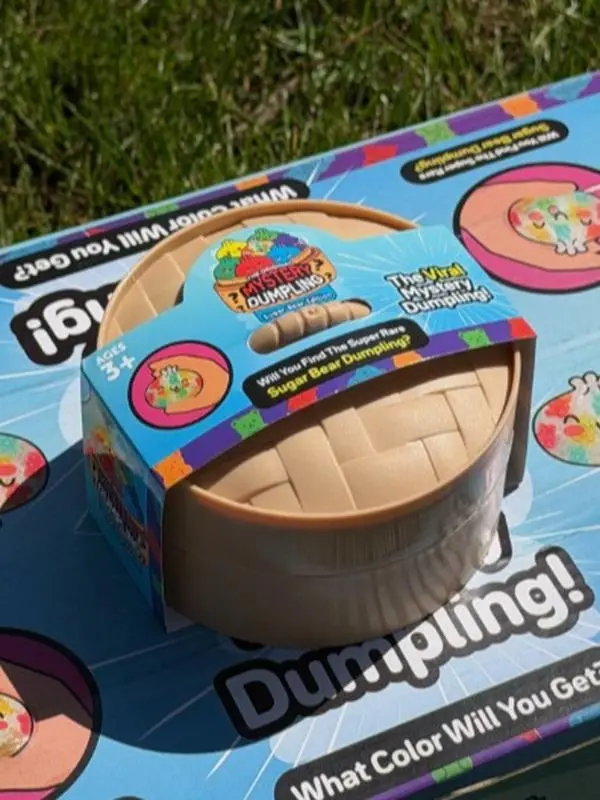Mystery Dumpling Glitter Series Blind Box – Random Color Squishy Fidget Toy (Single Box)
