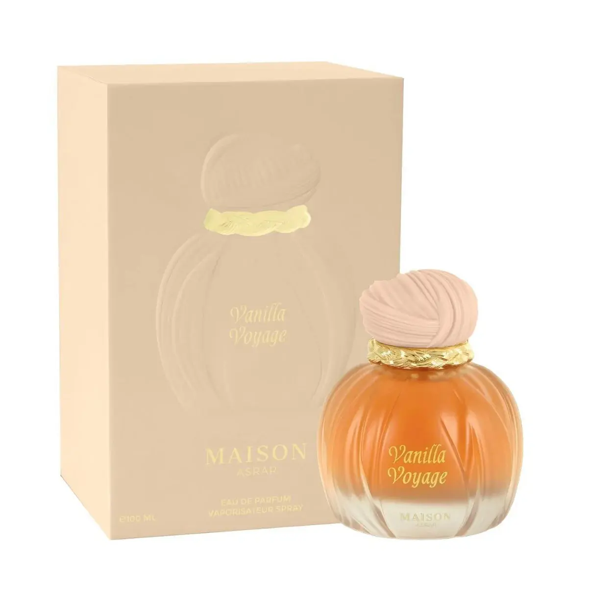 GULF ORCHID Vanilla Voyage Unisex Daily Wear Fragrance by Maison Asrar, 100ML, Jasmine Blend, Warm Sweet Floral Gourmand Vanilla Perfume, Fragrances, Vanilla Perfumes