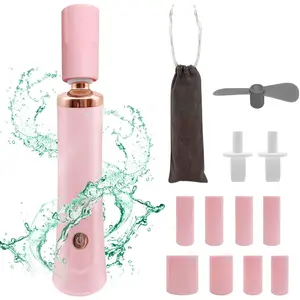 Pink Electric Nail and Glue Shaker Eyelash Extensions Handsfree Tool for Nail Polish, Eyelash Glue, Tattoo Pigment