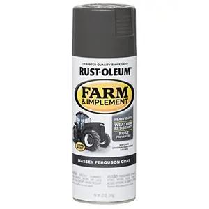 Rustoleum  Farm Paint, Massey Ferguson Gray - 12 oz