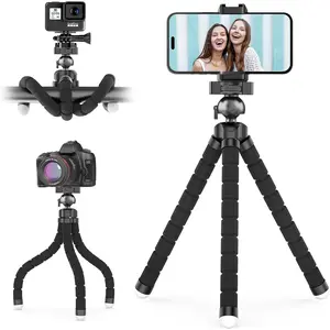 Phone Tripod Pro S, Flexible Desk Stand with Wireless Remote, Mini Holder for Camera and GoPro