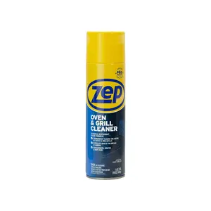 Zep Enforcer ZUOVGR19 19oz Foam Cling Fresh Grease Cutter Oven & Grill Cleaner - Heavy-Duty Stainless Steel Kitchen Household Cleaning Solution