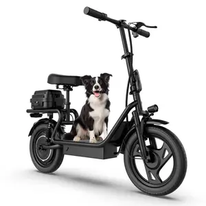 Adult Electric Commuting Scooter with 500W Motor, 14'' Tires, 22 mph Top Speed, 27/49 Mi Range, Foldable Design, Dual Suspension, Digital Display, Cruise Control, Rear Seat Box, Adjustable Height Handlebars for Sports & Outdoor Fitness