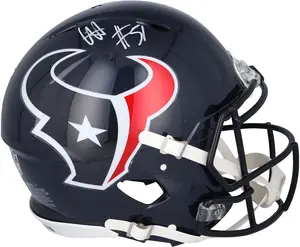 Will Anderson Jr. Houston Texans Autographed 2024 Speed Authentic Helmet - Fanatics Authentic Certified