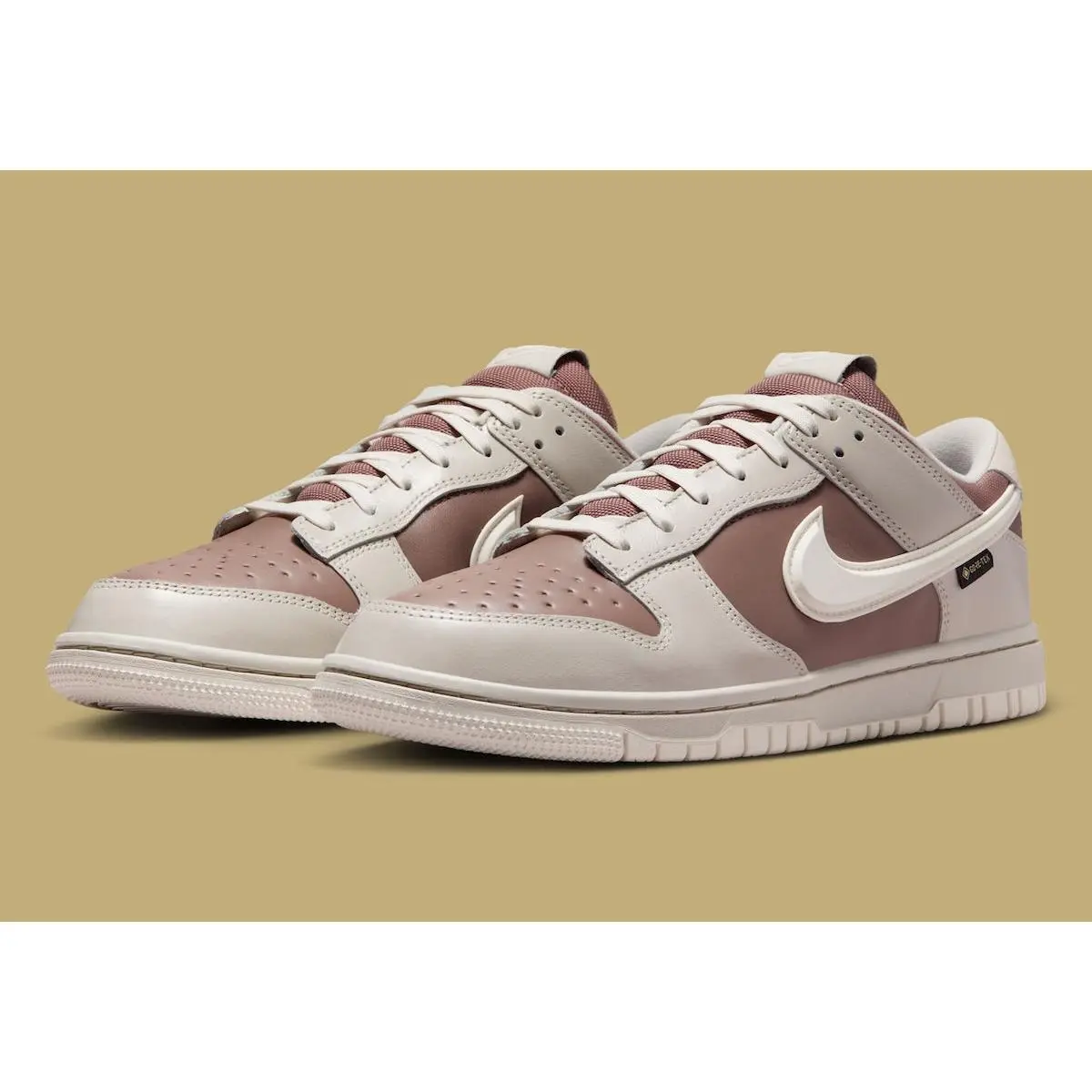 Men's Nike Dunk Low "Light Bone Gor-Tex" HQ2053-002 Fashion Athletic Sneaker Waterproof