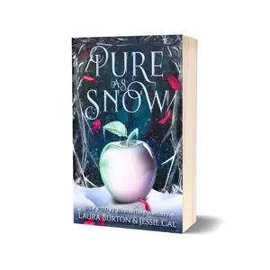 Author Signed Paperback Copy of Pure as Snow, by Laura Burton and Jessie Cal | A special edition foil cover paperback for YA fantasy romance book lovers
